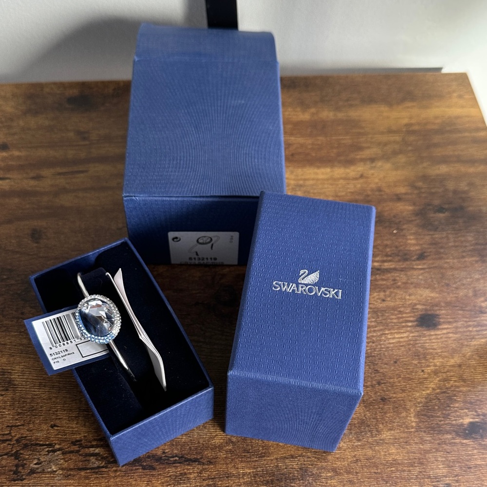 Swarovski Sterling Silver and Blue bracelet, NIB